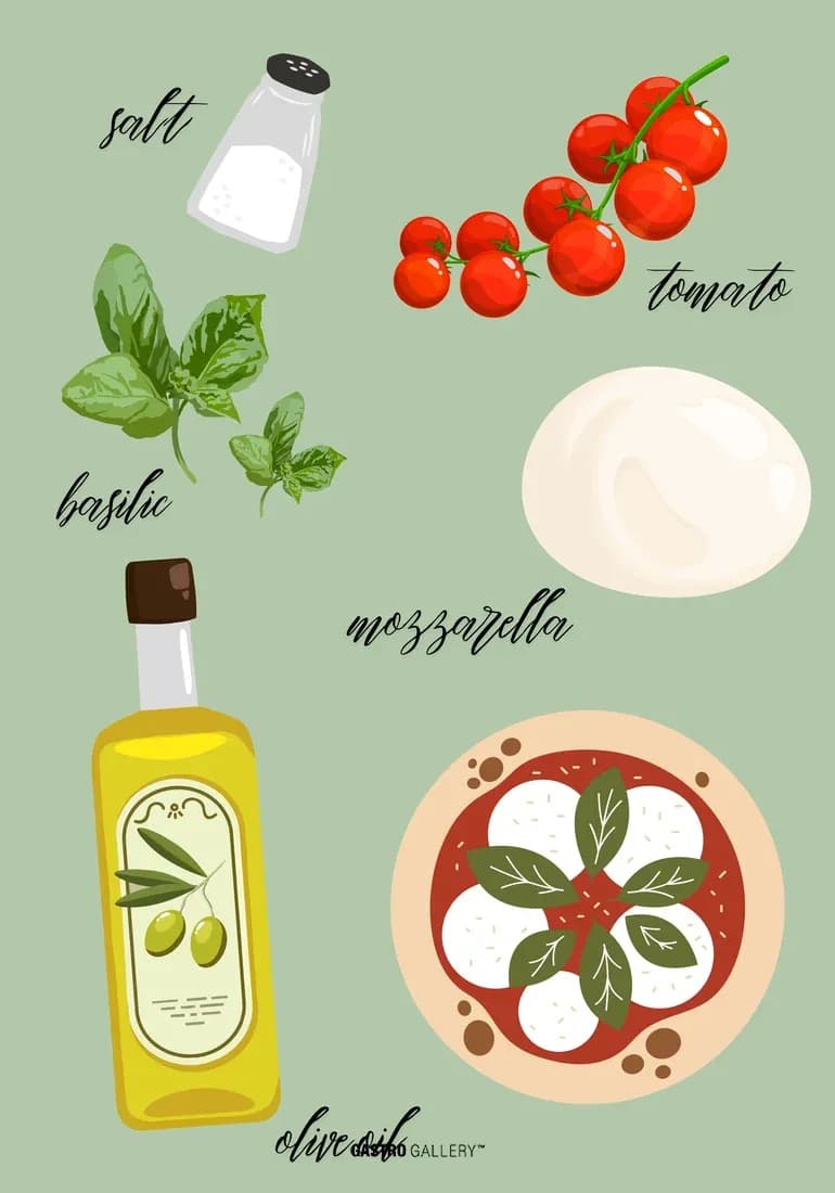 Caprese Salad Ingredients — view 1