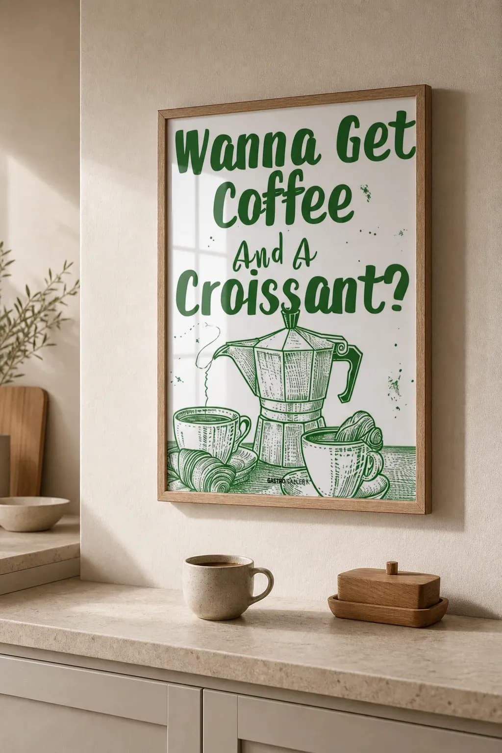 Coffee and Croissants — view 2