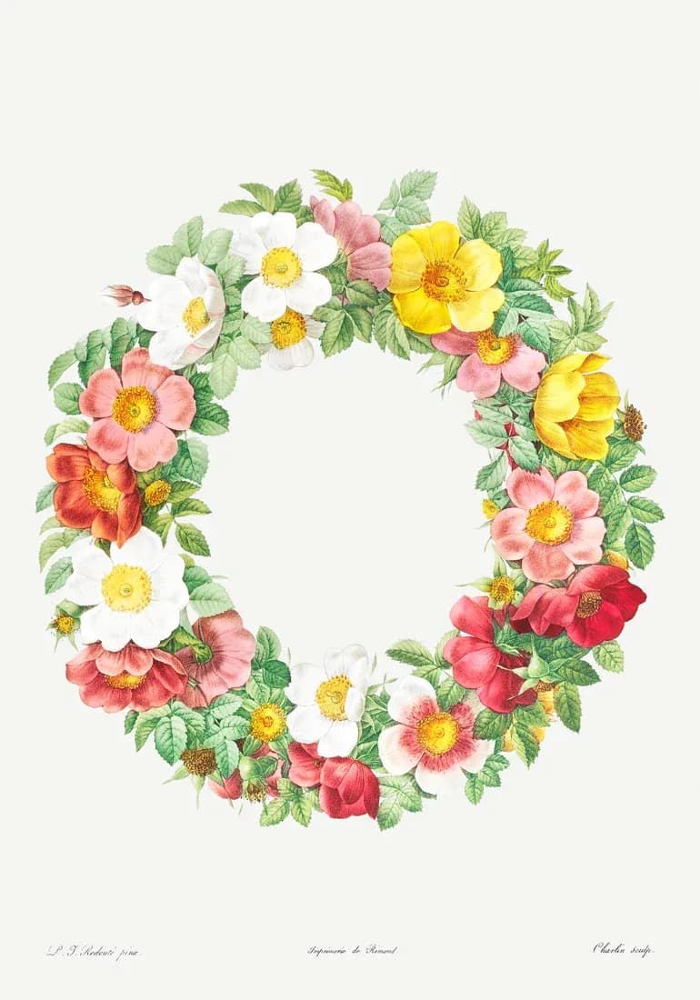 Couronne de fleurs — view 1