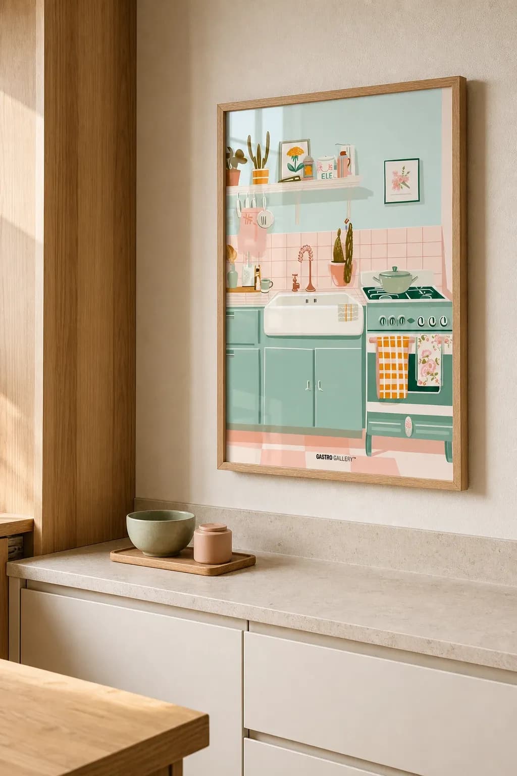 Retro Pastel Kitchen — view 2