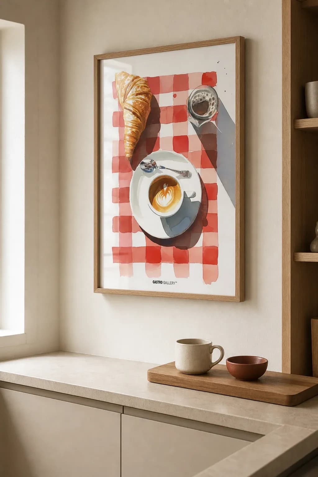Croissant and Cappuccino — view 2