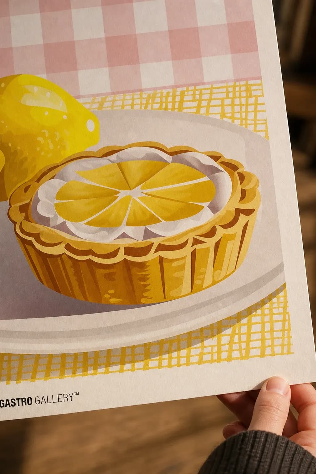 Lemon Tarte — framed on a wall