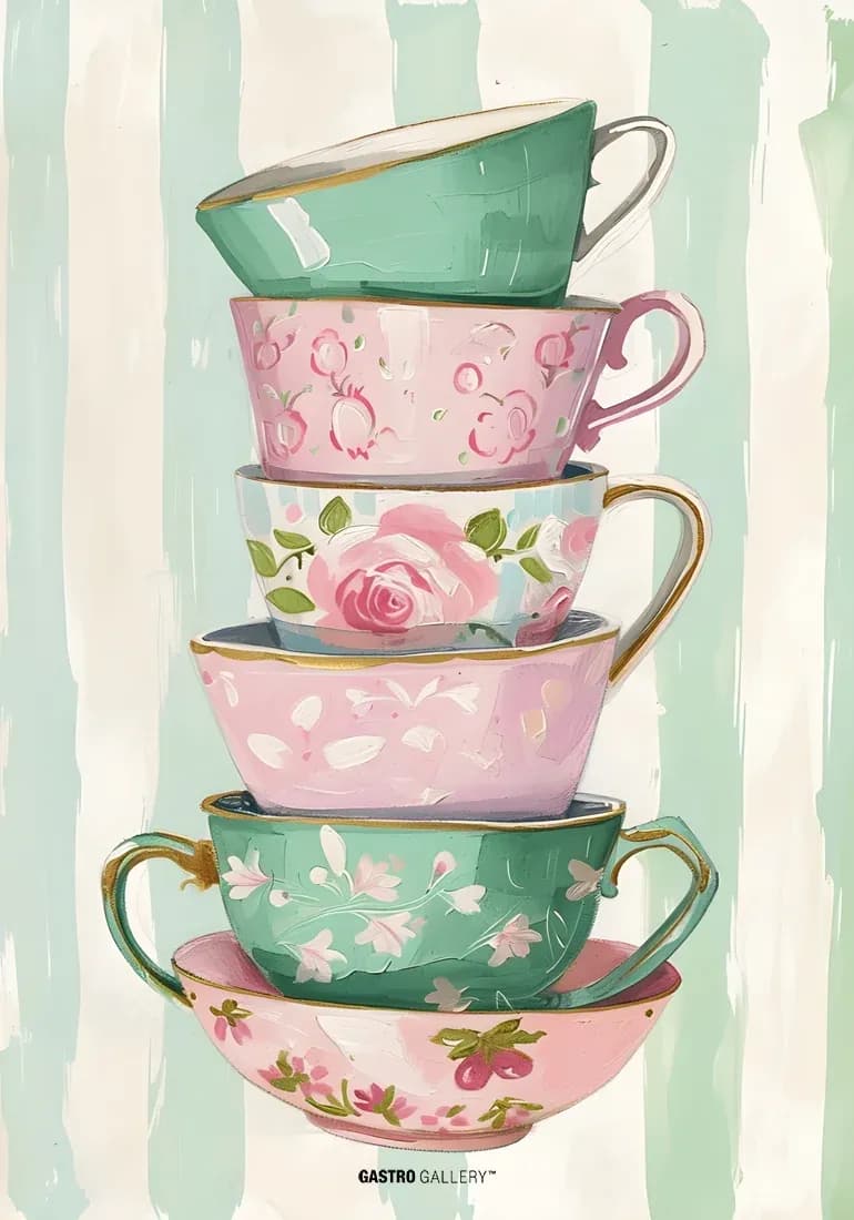 Stacked Teacups Garden — view 1