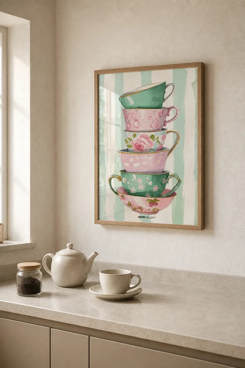 Stacked Teacups Garden — view 2