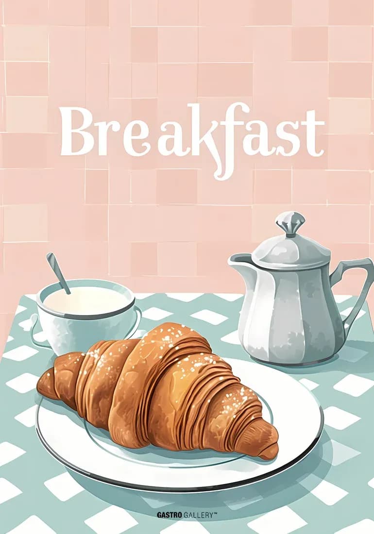 Breakfast Croissant Tea