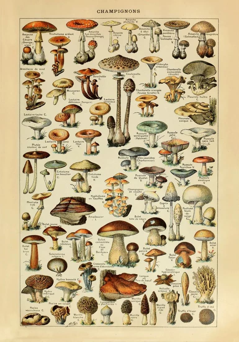 Champignon – Adolphe Millot