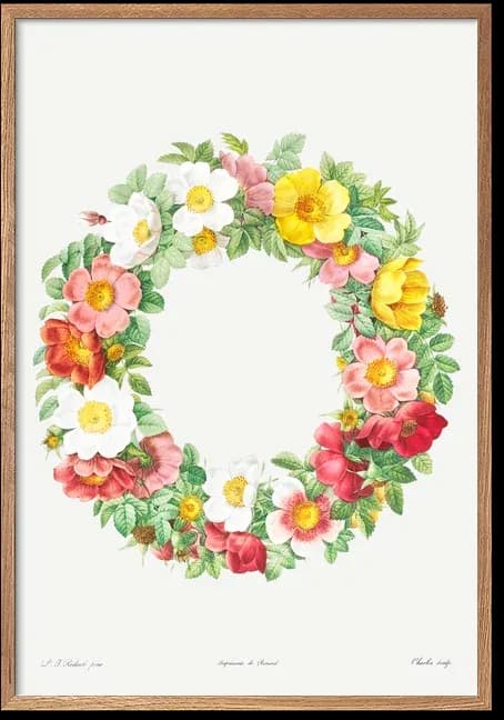 Couronne de fleurs