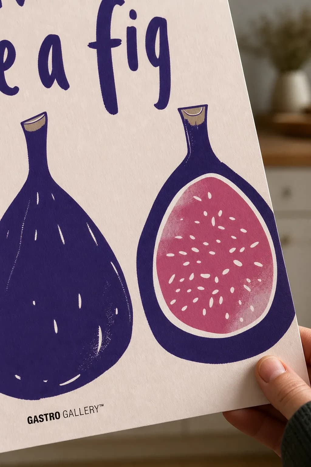Fresh Figs — framed on a wall