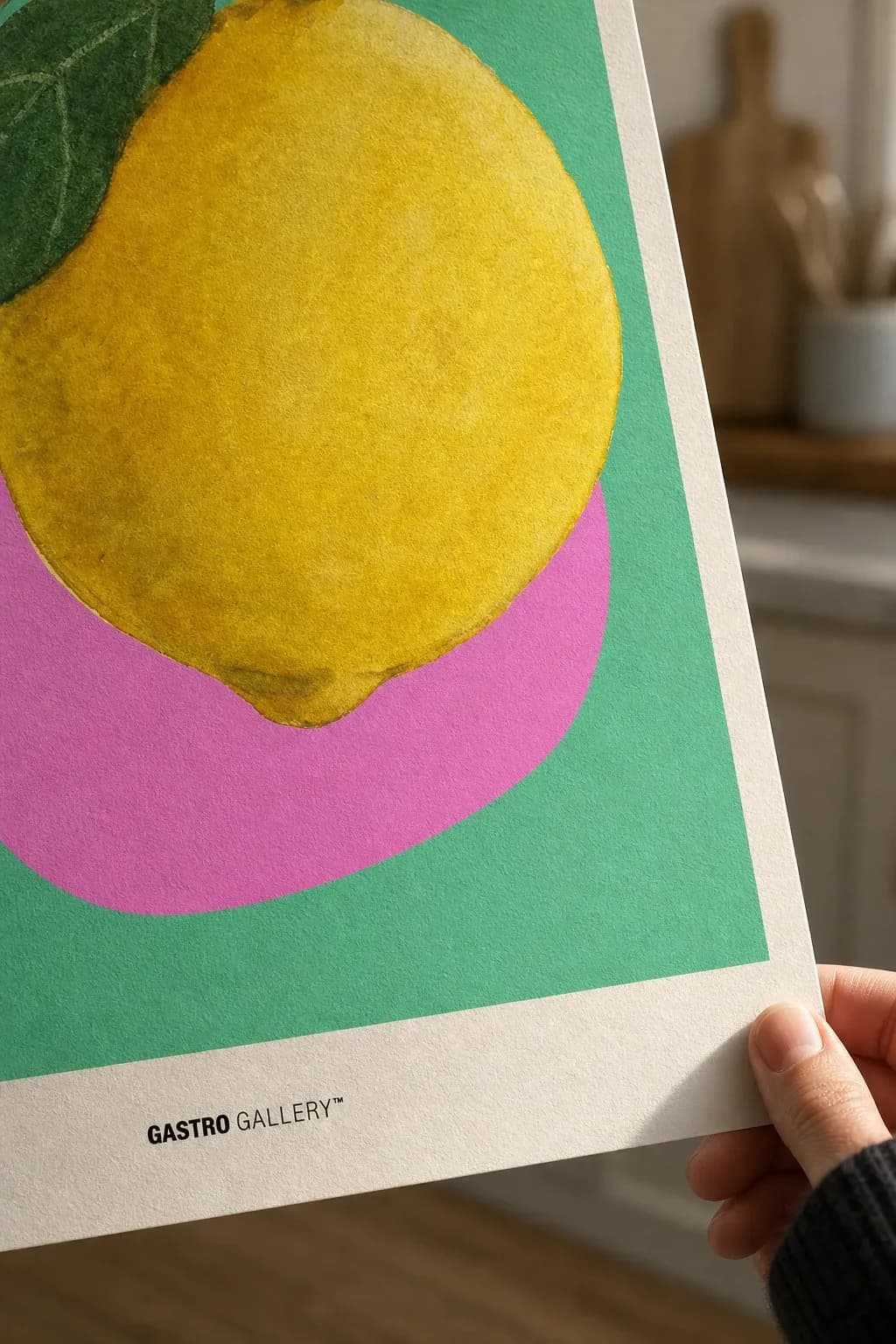 Fresh Lemon — framed on a wall