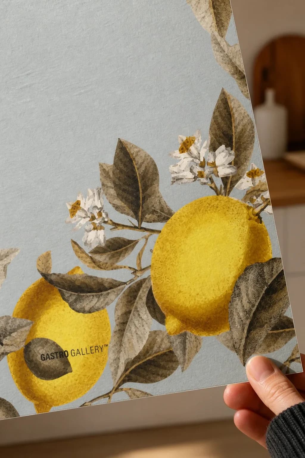 Fresh Lemons — framed on a wall
