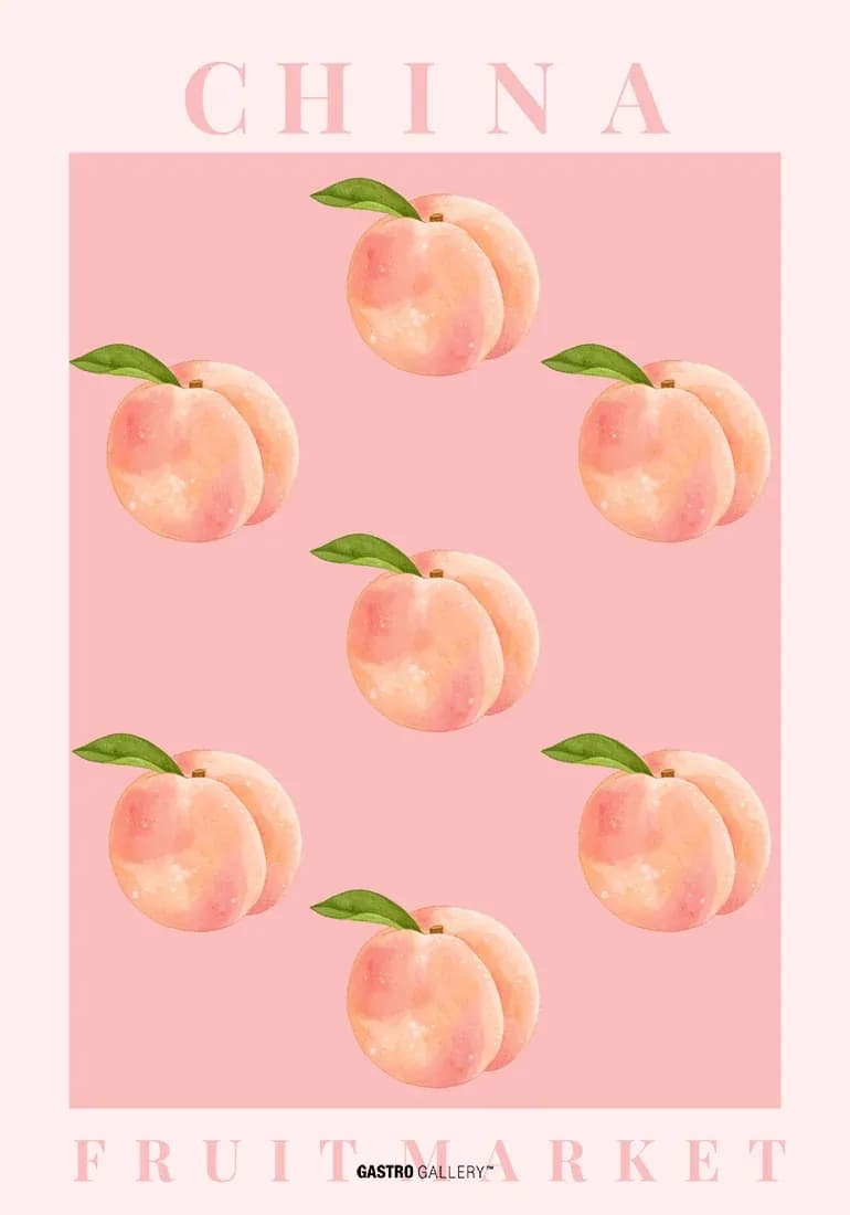 Fresh Peaches Market