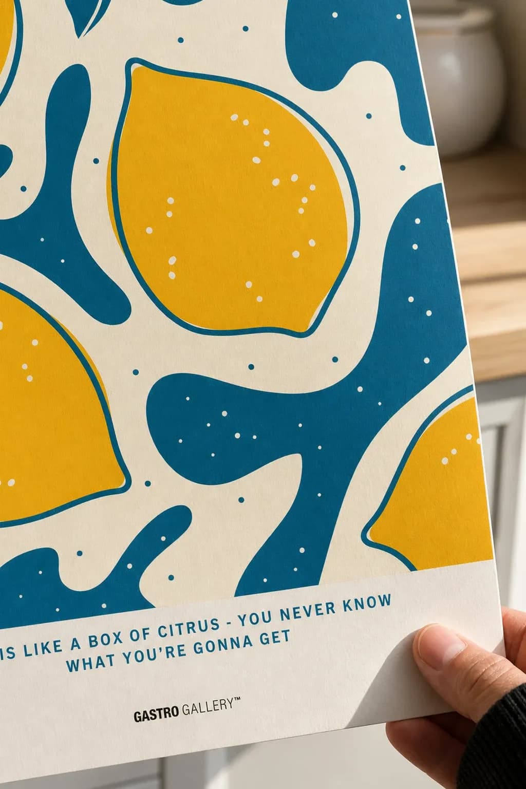 Lemon Citrus Life — framed on a wall