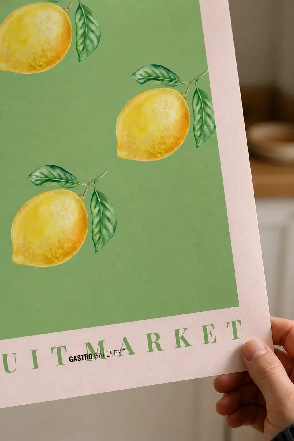 Lisbon Lemons — framed on a wall