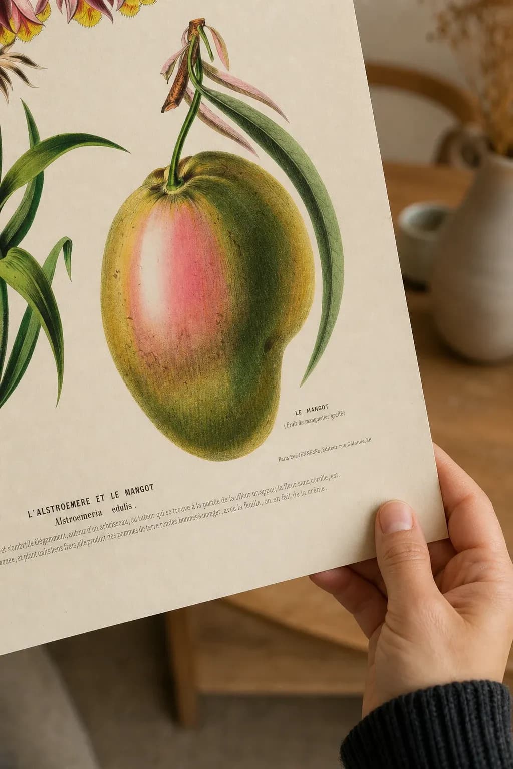 Mango — framed on a wall