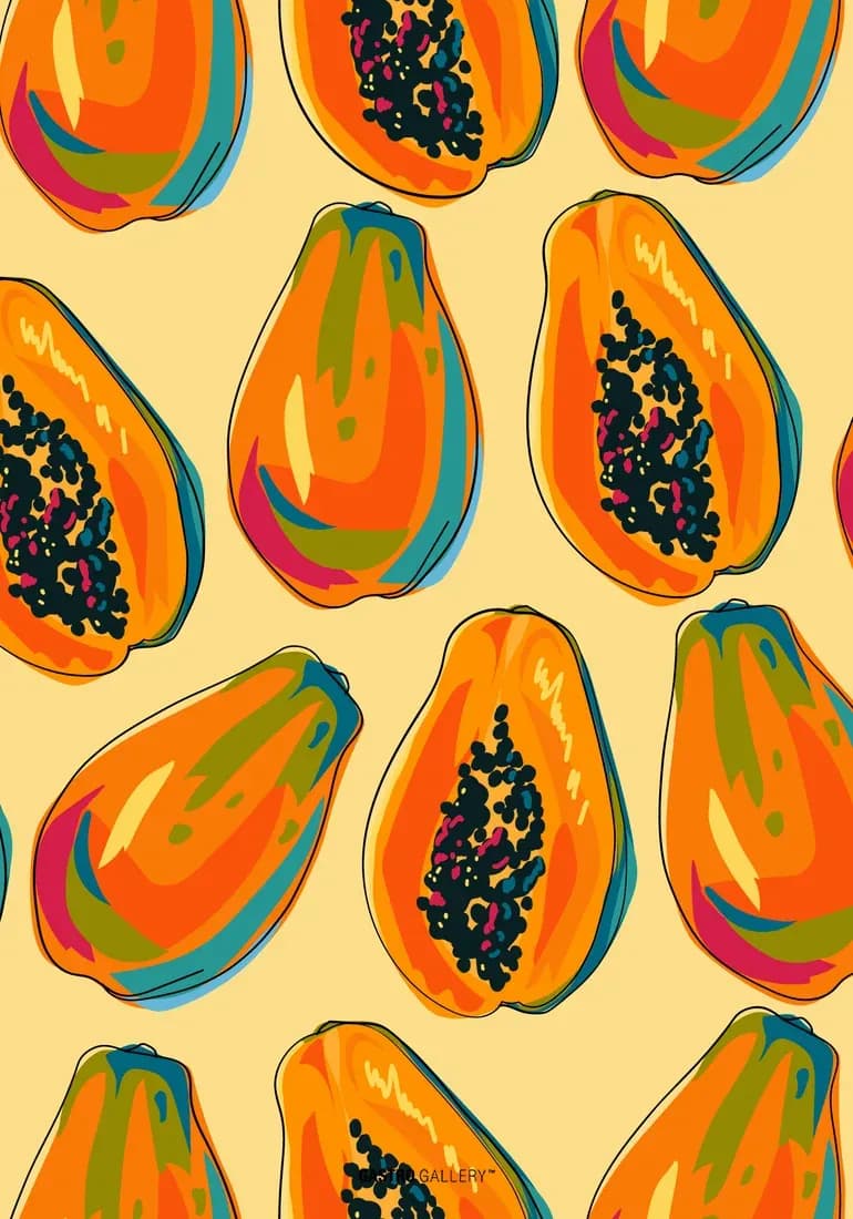 Papaya Slices