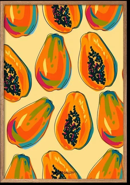 Papaya Slices