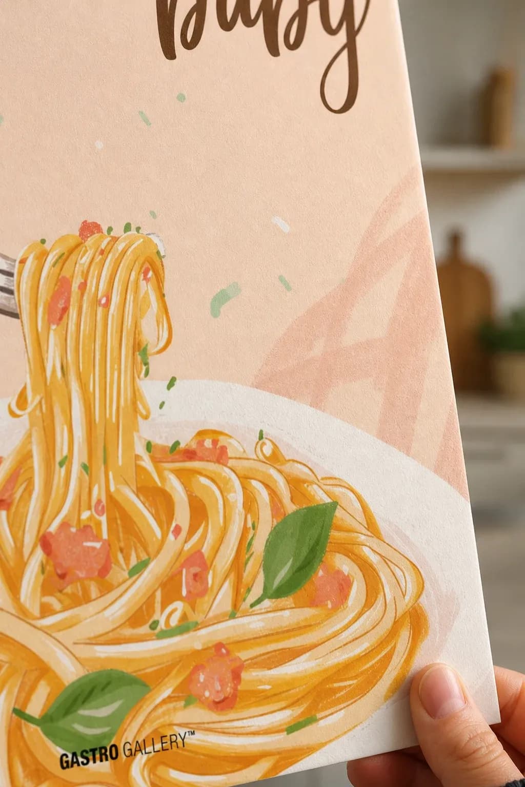 Pasta La Vista Baby — framed on a wall